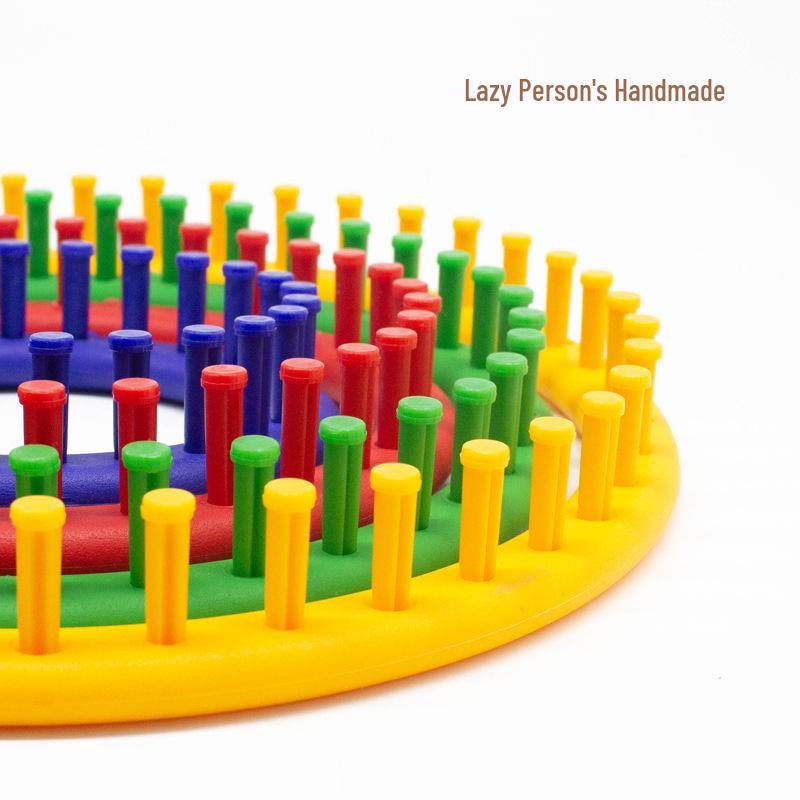 DIY Knitting Loom for Easy Scarf and Hat Making - Beginner-Friendly Tool Set