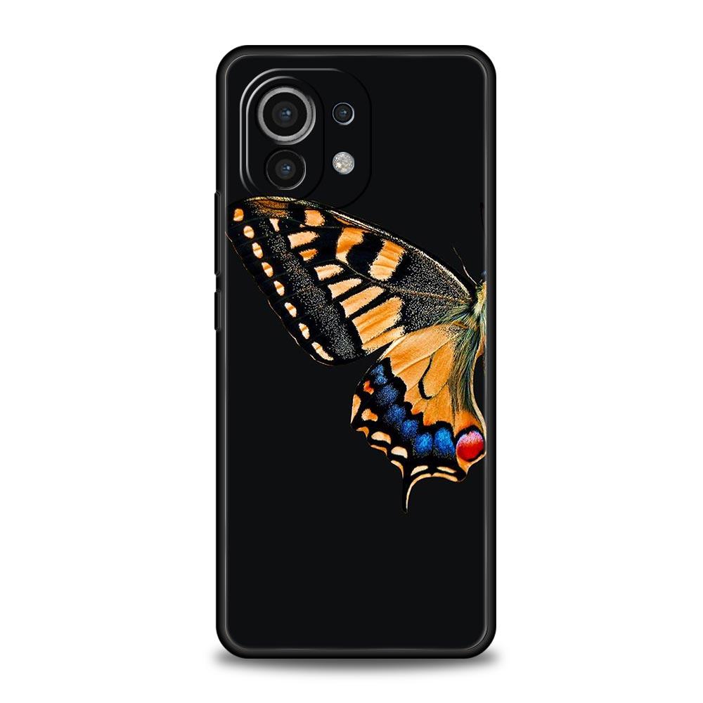 Etui na telefon dla Xiaomi Poco X4 X3 NFC F3 F4 M3 M4 Mi Note 12T 10 11 Ultra 11T 13 Pro 10T 12 Lite 9T 5G Miękkie etui motyl