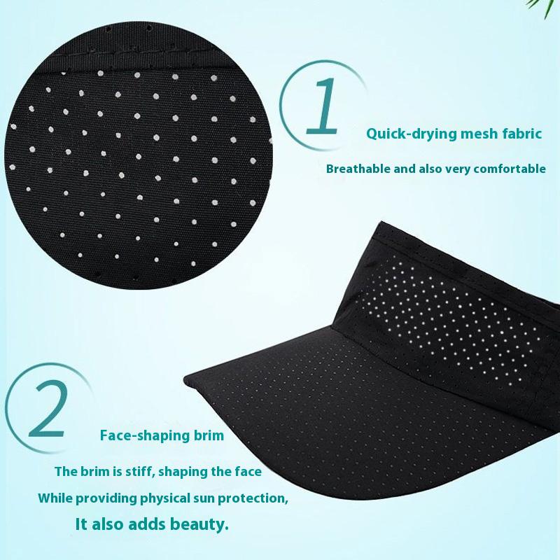 Flat Visor Summer Truckers Cap Breathable Baseball Cap Sun Hats Long Trucker Cap Jockey Visor Womens Men's Hats