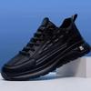 Schuhe Herren neue Leder Herren Freizeitschuhe Modetrend Niedrige Sportschuhe Weiche Sohle Ein Pedal Herrenschuhe
