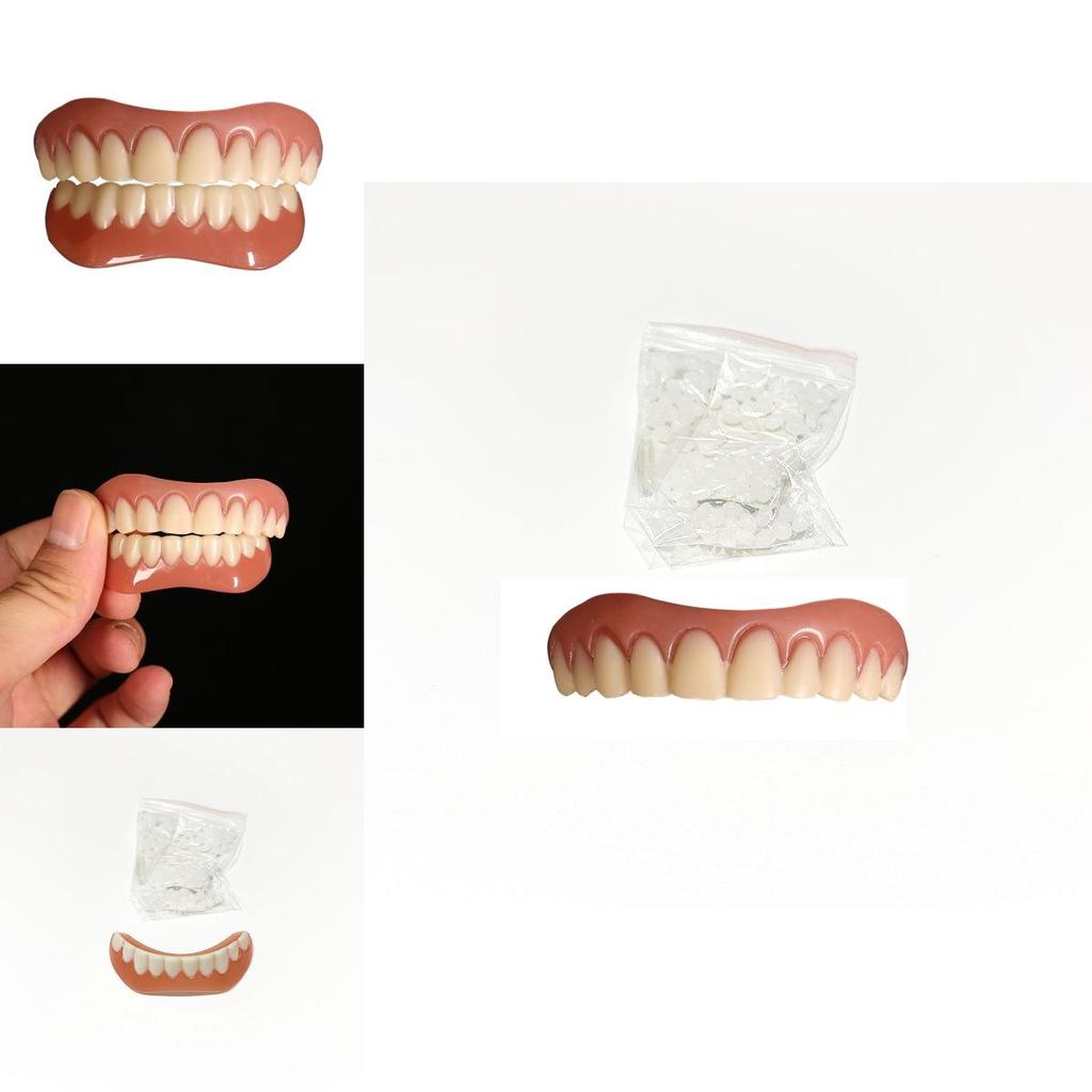 Silica Gel Veneers Instant Smile Cosmetic Tooth Dentures Set For A Perfect Photo Shoot