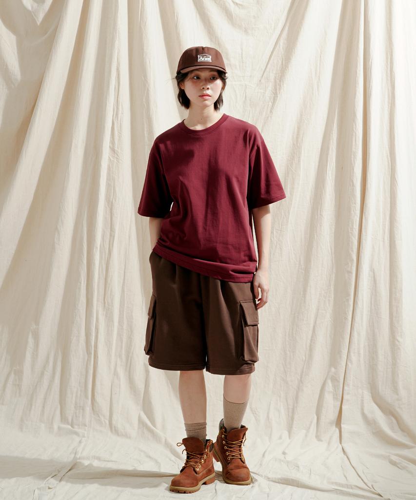 JEMUT Weekly C/P Cool Standard Short Sleeve T-Shirt Burgundy Sost2556