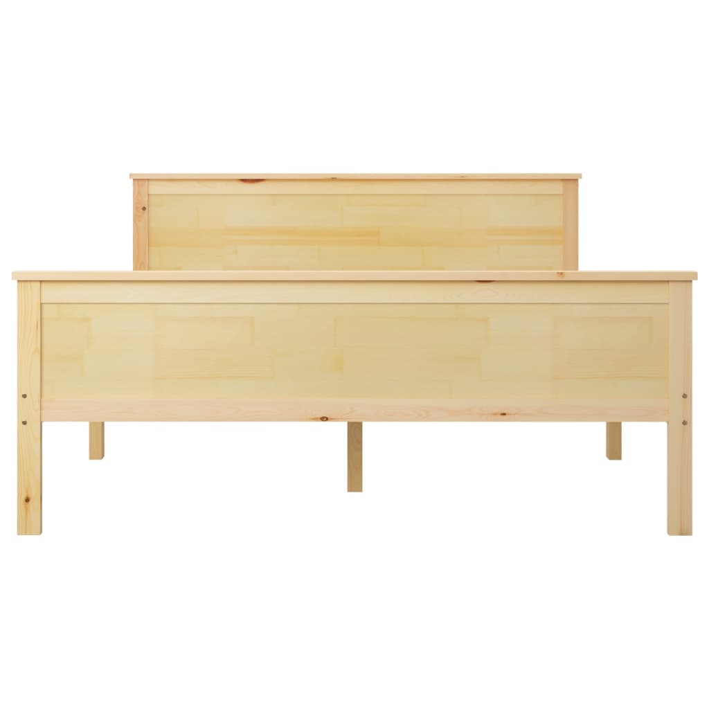 Solid Wood Bed without Mattress 120 x 200 cm Pine Wood