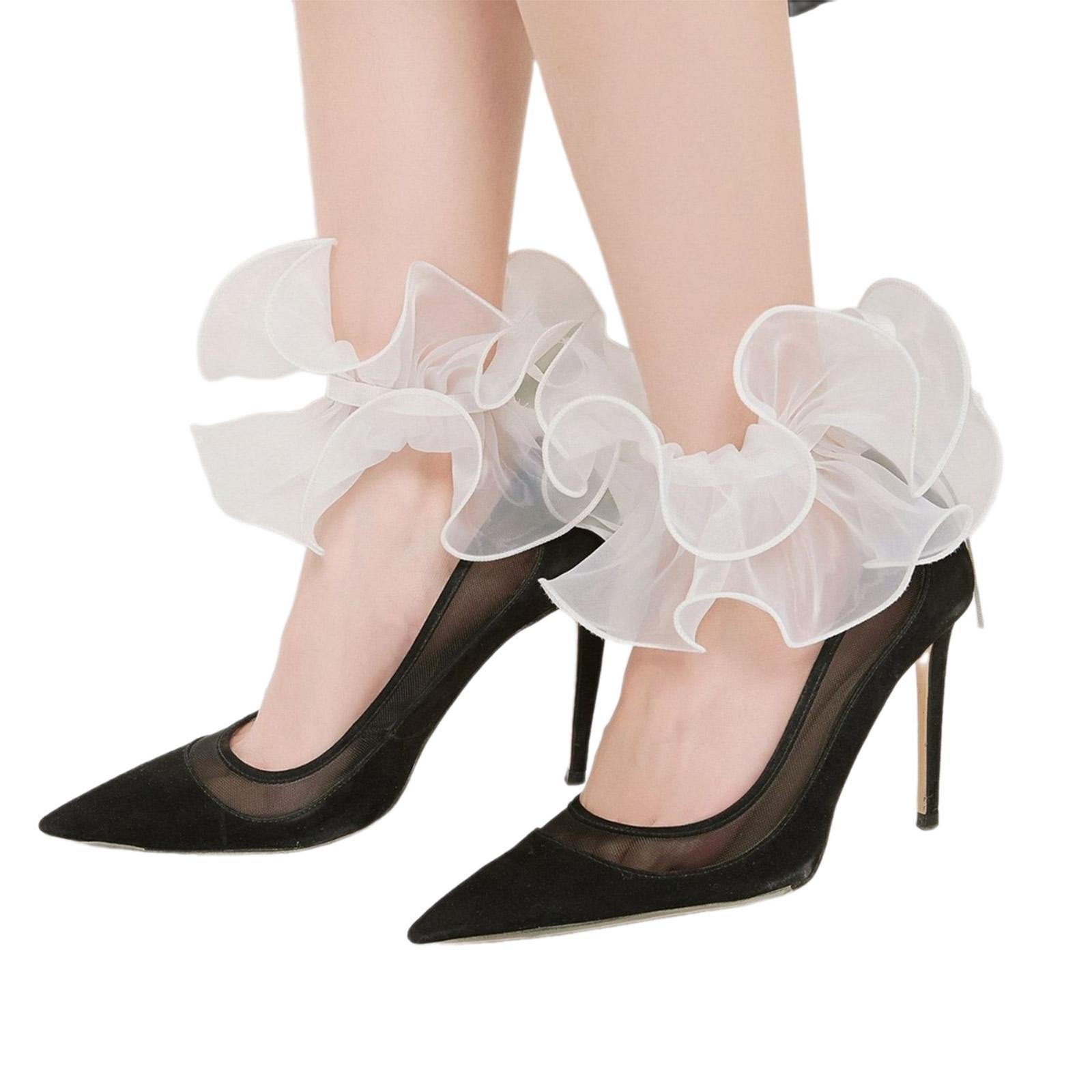 

Свадебный браслет для девичника, одежда для подарка невесте, девичник, свадебный белый тюль, рукава с лентой на щиколотке