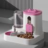 Automatic Pet Feeder Cat Feeder with Water Dispenser 2-in-1 Large Capacity Self Feeding Device for Small Medium Dog Puppy Kitten
