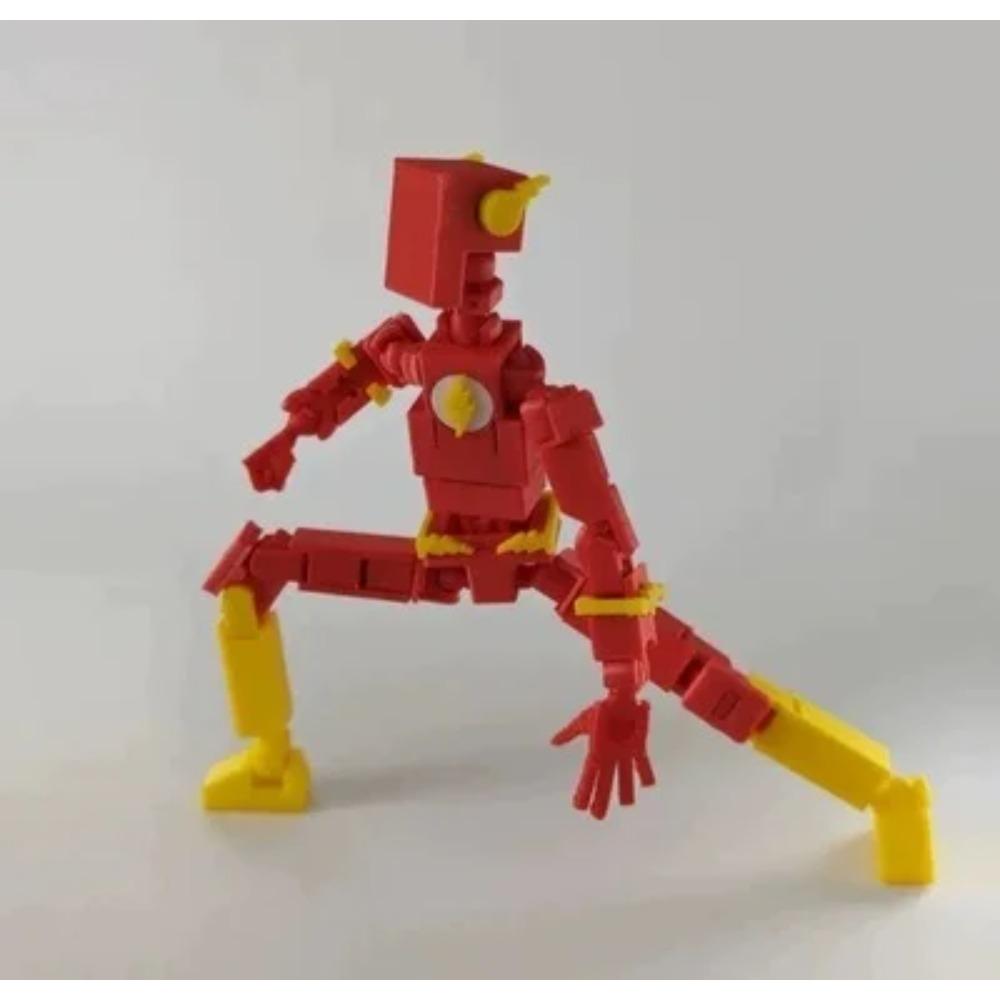 Multi-Jointed Movable Shapeshift Robot Lucky 13 Figure Toys 3D Printed Mannequin Dummy Figure Kids Adults Parent-children Game