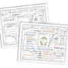 Hadley Designs All About Me Posters Elementary - 20 Star Student Poster Kindergarten, 11x14 All About Myself Star of The Week Poster Preschool, Black