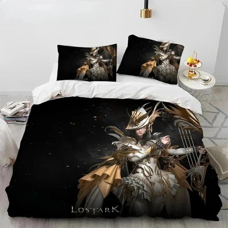3D Lost ARK Spel Gamer Tecknadstäcke Sängklädesset, Påslakan Sängset Täcke Örngott, King Queen Size Sängklädesset Gåva