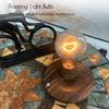 Romantic Heart Design Warm LED Night Light Table Lamp Magnetic Levitation Floating Light Bulb for Home Office Bar Counter Decor