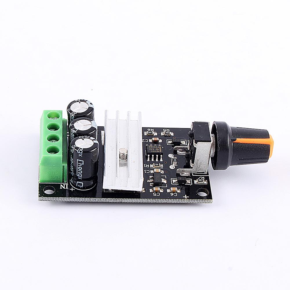 DC6 28V 3A Variable Motor Speed PWM Adjustable Regulator Controller Switch+Knob