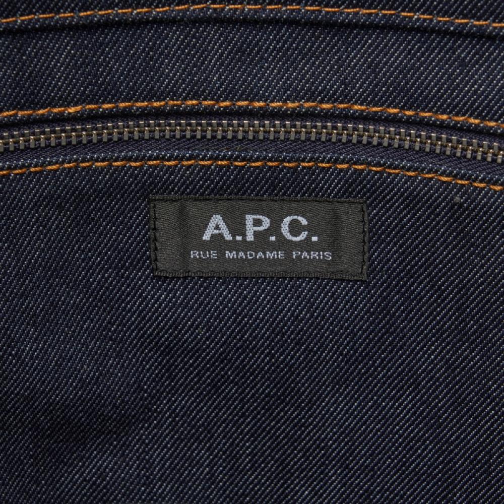 Apc Axelle Denim Tote Bag M61444 Caf Caramel