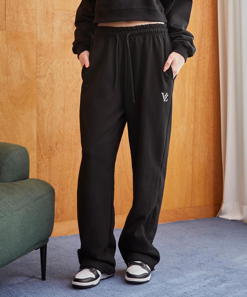 Bajal Vz Printed Wide 2-Way Pants Black