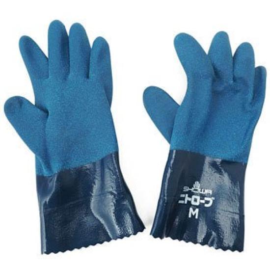 SHOWA/Nitrile Rubber Gloves Nitrove [10 pairs]/Item No.750 Size L