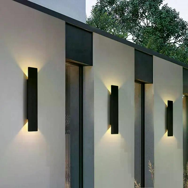Outdoor LED Wall Light Waterproof Warm White Cold White Home Decorative Exterior Wall Lighting