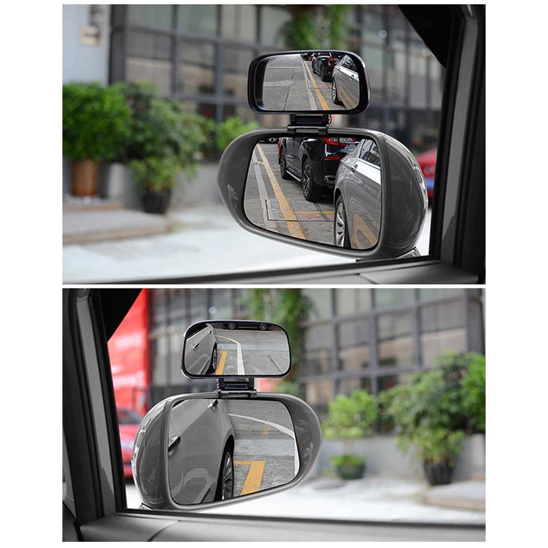 Car Blind Spot Mirror Adjustable Convex Rearview Mirror Wide Angle Mirror For Safety Parking Car Mirror
