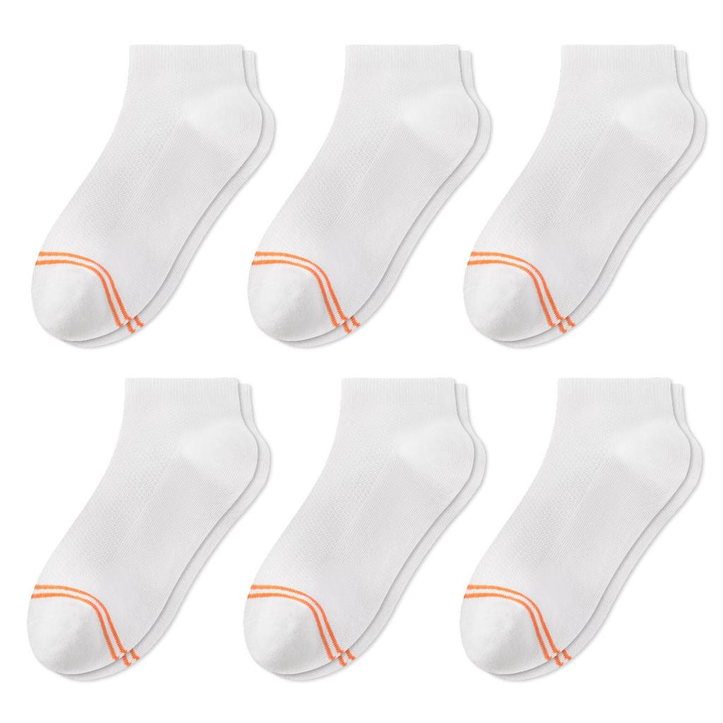 Children's Summer Half-Mesh Boneless Ankle Socks Ages 3-16+, Boys Girls and Teenagers Breathable, Sweat-Absorbent Combed Cotton