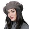 Womens Winter Beret Hat Knitted Beanie Cap Autumn Winter Hat French Classic Beret