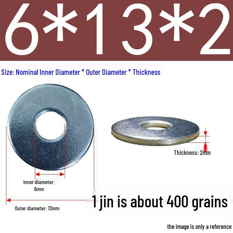 Galvanized Oversized Metal Washers M3-M60