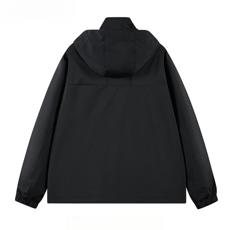 Couple's Windbreaker Jackets Men's and Women's Spring and Autumn Korean-style Casual Hooded Jackets Outdoor Mountaineering Jackets