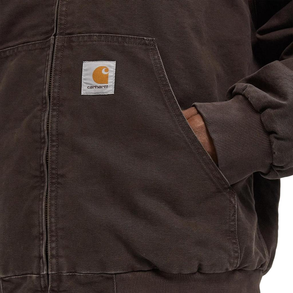 Carhartt WIP Lockere Kapuzenjacke mit Reißverschluss, Langarm, Dicke Jacke, Herrenjacken I035891-47-4O