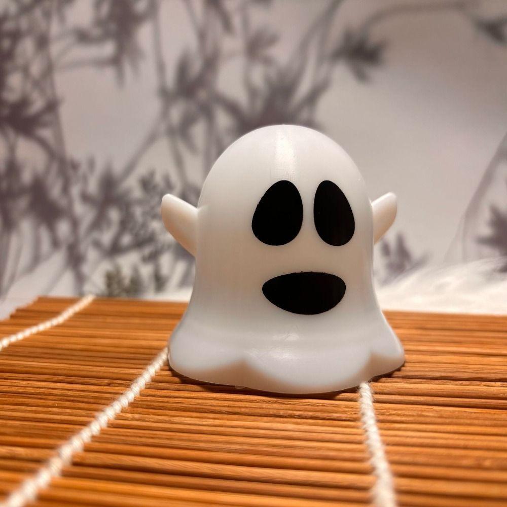 Plastic Halloween Ghost Lamp Portable Mini Ghost Light Ghost Pendant LED Candle Light  Yard Decor