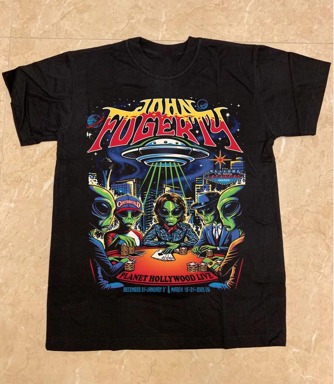 John Fogerty Tour Gift For Fan Planet Holly T Shirt Full Size S-5XL S разноцветный