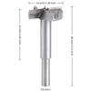 Broca Forstner de 35 mm de Diámetro Filo de Corte Afilado Broca para Carpintería Perforación de Agujeros para Bisagras