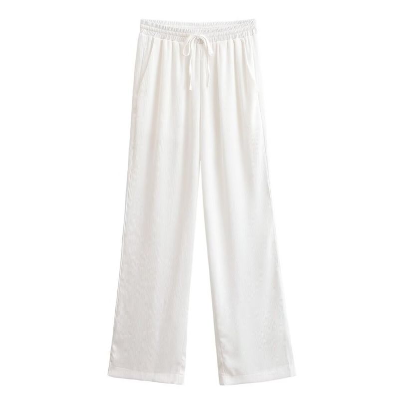 Za Autumn New Women clothes 2025 Western Style French style Fashion Wrinkled Double Breasted Blazers Trousers Set