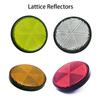 Motorcycle Rectangle Reflective Warning Strip Sticker Bike Scooter Quad Caravan Lorry Screw On Safety Reflector Stickers Decals