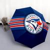 Toronto Blue Jays2pattern, automatic folding umbrella, portable and foldable design, 8 ribs, a Christmas or birthday gift.