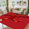 Mohamed Salah Design Crystal Velvet Rug Soft Decorative Mat for Bedroom Entrance