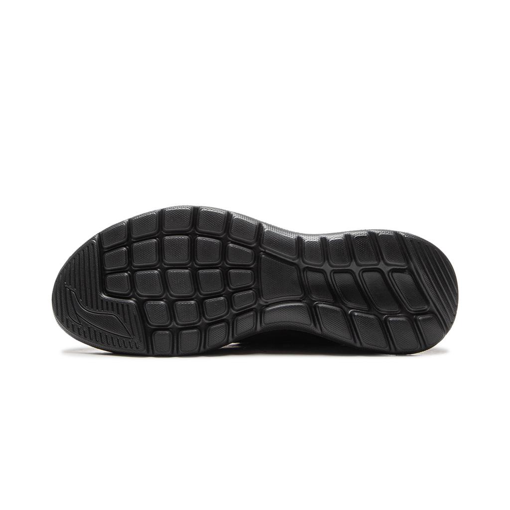 Li Ning Light Feather FW Cushioning Slip Resistant Abrasion Resistant Breathable Low Top Running Shoes Men's Black ARSV133-5
