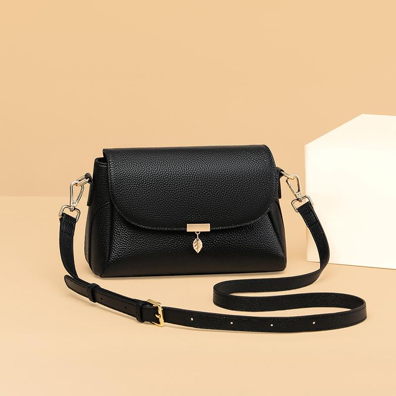 Veske Dame Skinn Dameveske Liten Firkantet Veske Underarm High-End Skulderveske Messenger-veske