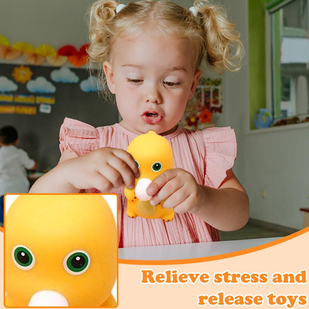 Small Dragon Pinching Fun Slow Rebound/ Stress Relief Toy Unconvinced Tilted Head Tsundere Dragon Figurine