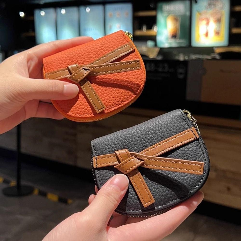 Mini Card Wallet Multi-card Slot Card Holder Leather Zipper Bag Women Fashion Coin Purse Small Card Bag Storage Pouch