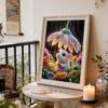 5D DIY Frameless Pearl Painting Little Mouse Pattern Painting Kit, Suitable for Home Living Room Bedroom and Other Wall Decoration Art Paintings
