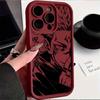 J-Jujutsus Kaaisen Satoru Gojo Sukuna Για Apple iPhone 17 16 15 14 13 12 Mini 11 Pro Max Μάτια Σκάλα Κάλυμμα Funda Μαλακή Θήκη Τηλεφώνου