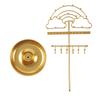 Space Saving Jewelry Organizers Practical Necklace Holder Stylish Storage Rack Alloy Texture Suitable for Earrings