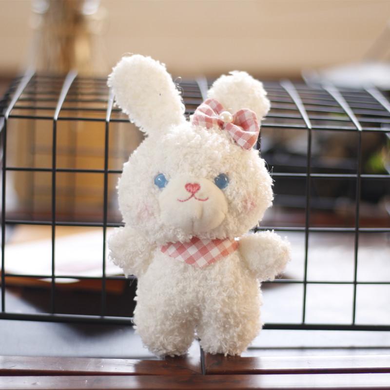 Adorable Plush Bear Keychain Soft Toy Cute Rabbit Backpack Pendant Wholesale