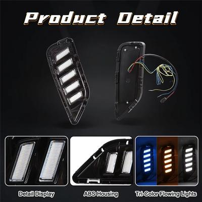 Pare-chocs avant de voiture LED DRL Feux de circulation diurnes Clignotants Pour Nissan Infiniti QX60 -2025-A87Q