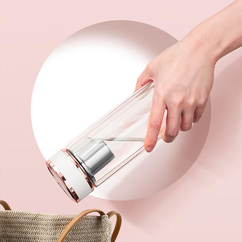 Wanxiang Double-Layer Glass Tea Infuser Cup