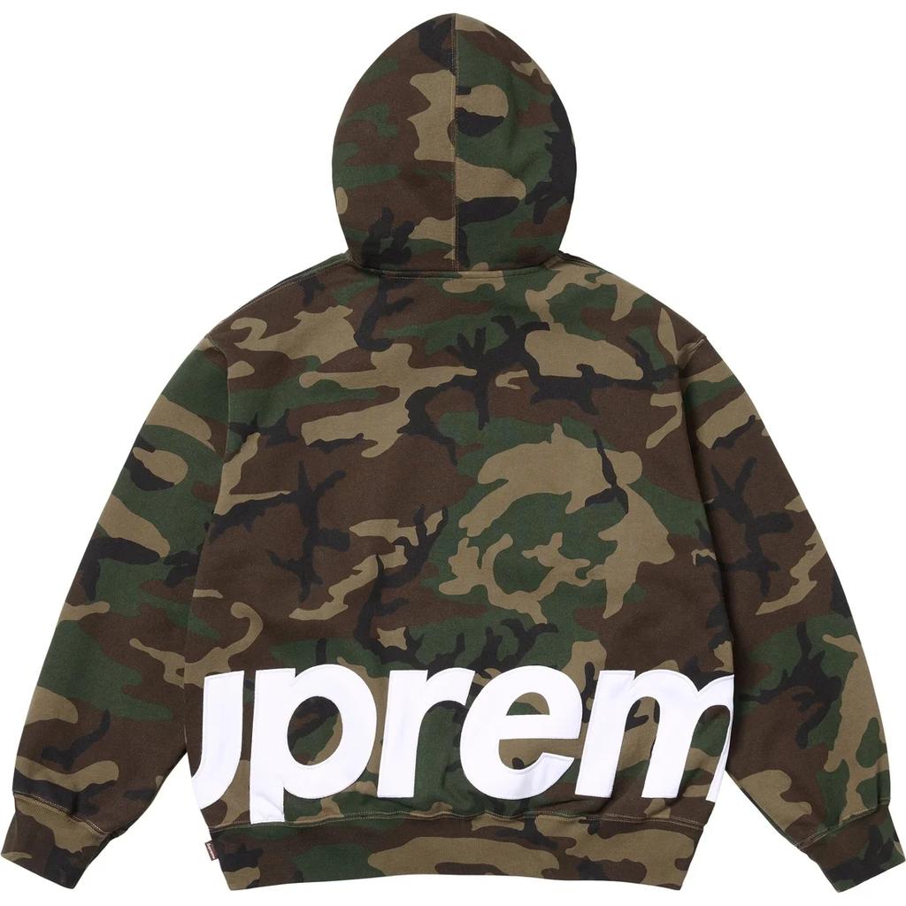 Supreme Big Logo Zip Up Hooded Sweatshirt SUP-SS25-060