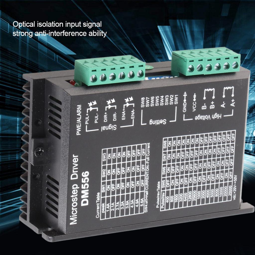 DM556 2-fase Steppermotordriver 42 57 Steppermotordriver 24V-50V DC