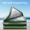 Reinforced Edge Rain Cover Canopy Waterproof Coating Awning Cover Waterproof Tarpaulin  Outdoor Use