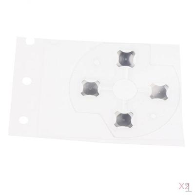 2Pcs D-Pad Conductive Film Sticker Metal Dome Button Electro Set
