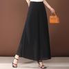 Elegant Summer Chiffon Pants Women Fashion Casual High Waist Wide Leg Pants Vintage Clothes