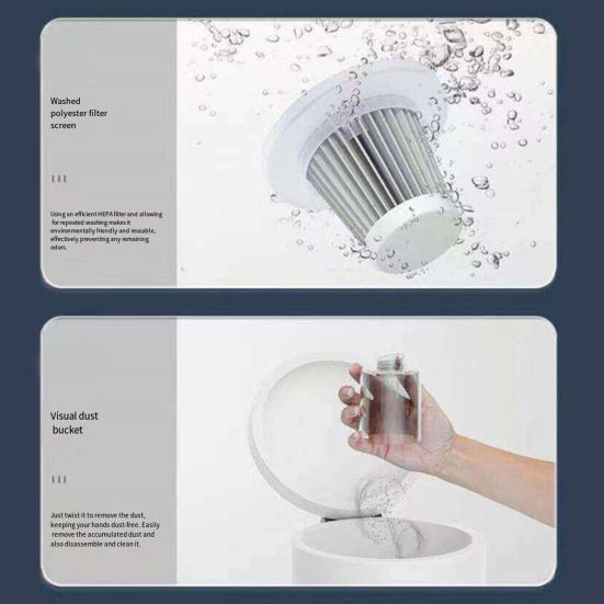 Car Vacuum Cleaner with 300000 Wireless Handheld Portable RPM Motor Vacuum Rechargeable Dust Cleaner for Cars