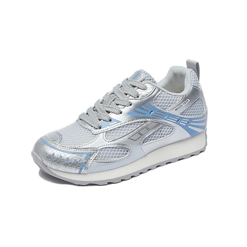 Plateausohle Deutsche Trainingsschuhe Sommer Neu Dünnes Netz Atmungsaktiv Sport Joggen Forrest Gump Schuhe