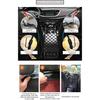 Universal Car Front Seat Net Pocket Organizer,Stretchable Hanging Storage Net Bag Purse Holder For Car,Barrier Of Backseat Dog Or Kids