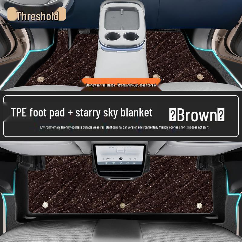 2025 Xpeng G7 TPE Vollabdeckung Fußmatten - Spezielle Innenraum-Modifikationszubehörteile für Autos